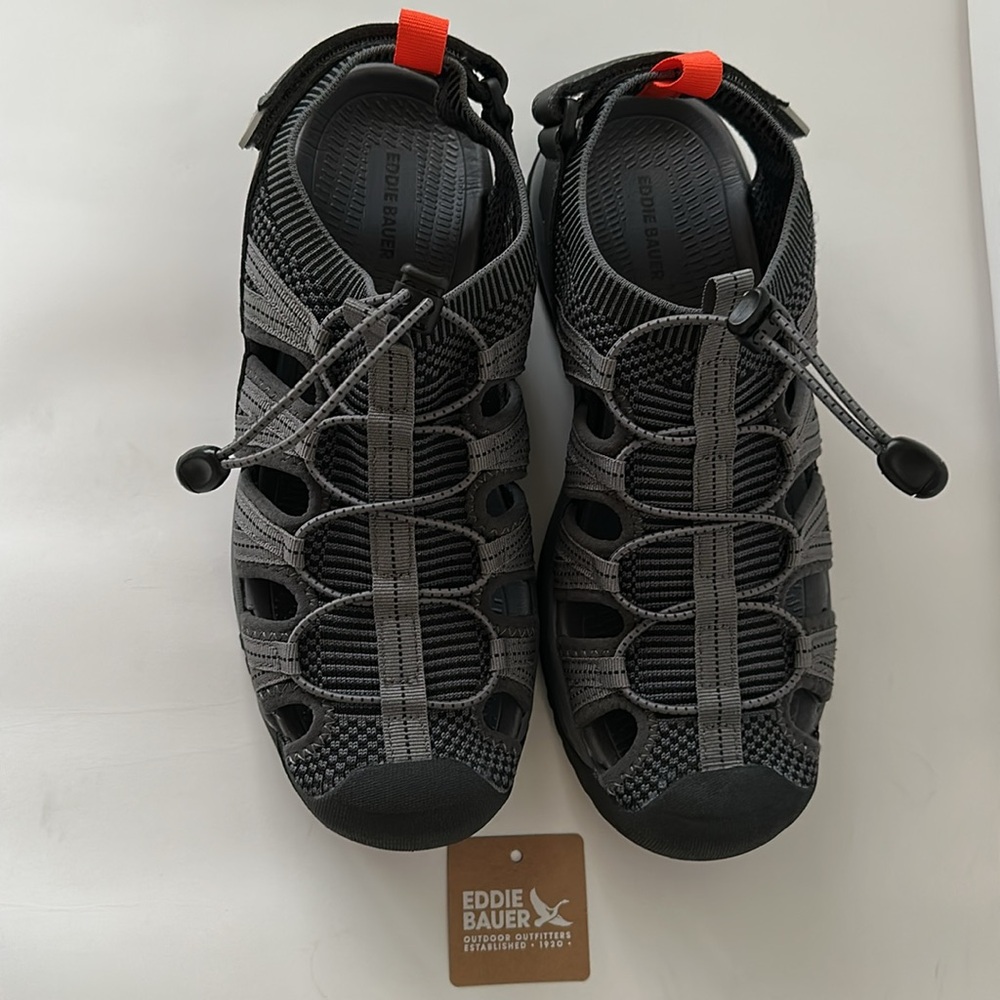 Eddie Bauer Men’s Gray and Black Water Shoes Size 9M - Picture 6 of 16